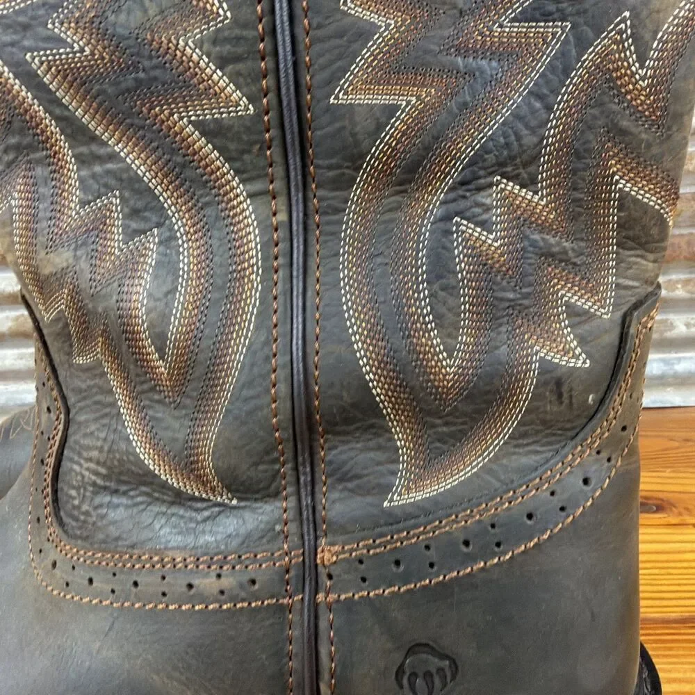 Wolverine Rancher Square Toe Boots Mens US 13M Soft Toe Wellington PRISTINE!!